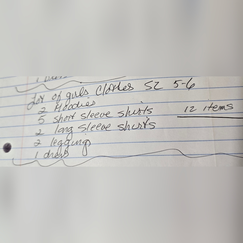 Handwritten Notebook Page - Black Ink Script - Picture 7 of 7